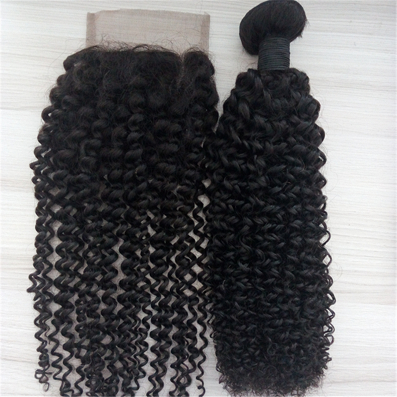 Kinky curl hair bulk curly hair natural black Afro bundles YL294 
